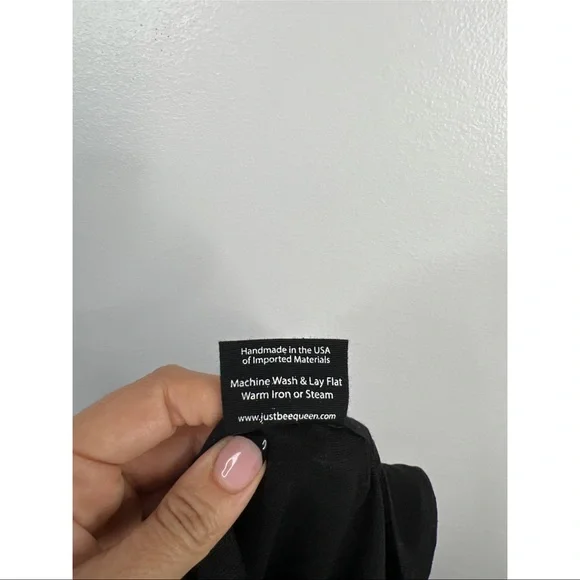 Just BEE Queen Colette Black Cut out Tie Mini Dress Women's Size XS NWT - Picture 5 of 8